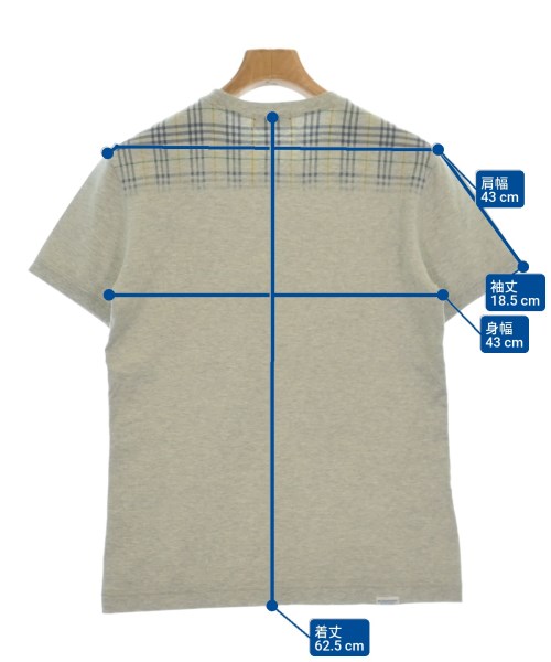 BURBERRY BLUE LABEL（バーバリーブルーレーベル）Tシャツ・カットソー グレー サイズ:-(XS位) メンズ/2200607432428