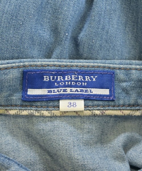 BURBERRY BLUE LABEL（バーバリーブルーレーベル）カジュアルシャツ 青 サイズ:38(M位) レディース/2200669591019
