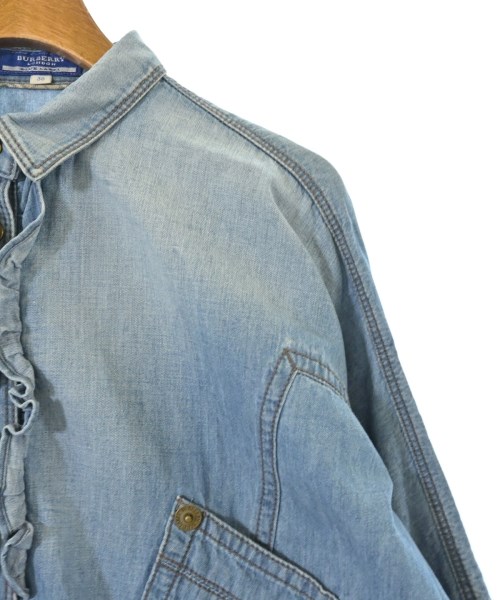 BURBERRY BLUE LABEL（バーバリーブルーレーベル）カジュアルシャツ 青 サイズ:38(M位) レディース/2200669591019