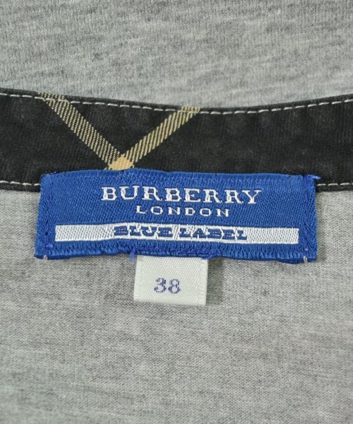 BURBERRY BLUE LABEL（バーバリーブルーレーベル）Tシャツ・カットソー グレー サイズ:38(M位) レディース/2200704279094