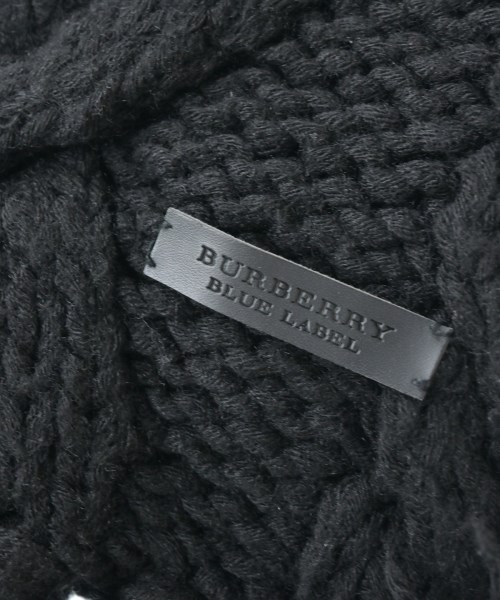 BURBERRY BLUE LABEL（バーバリーブルーレーベル）マフラー 黒 サイズ:- レディース/2200730061038