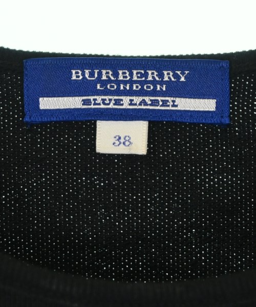 BURBERRY BLUE LABEL（バーバリーブルーレーベル）Tシャツ・カットソー 黒 サイズ:38(M位) レディース/2200685946176
