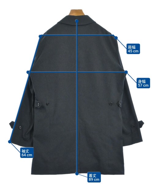 REGAL（リーガル）ステンカラーコート 紺 サイズ:M メンズ/2200671102012
