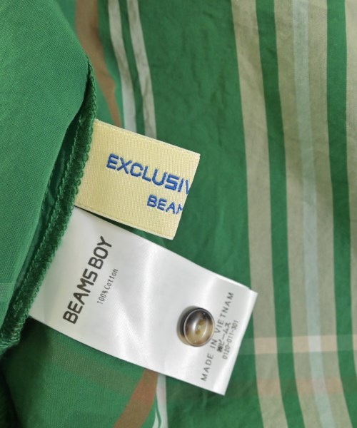 BEAMS BOY（ビームスボーイ）ブラウス 緑 サイズ:F レディース/2200631562030