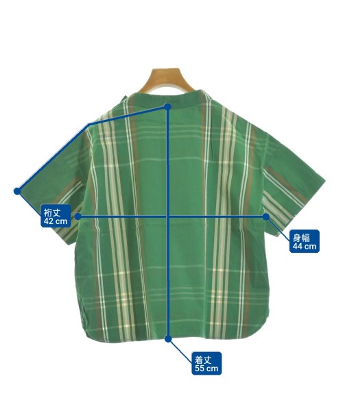 BEAMS BOY（ビームスボーイ）ブラウス 緑 サイズ:F レディース/2200631562030