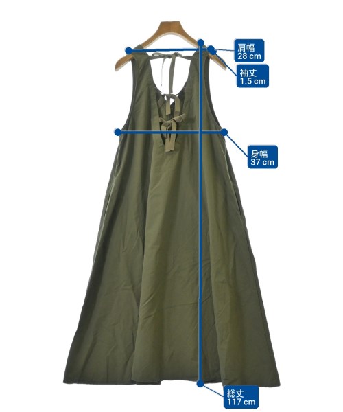 BEAMS BOY（ビームスボーイ）ワンピース カーキ サイズ:-(XL位) レディース/2200637963084