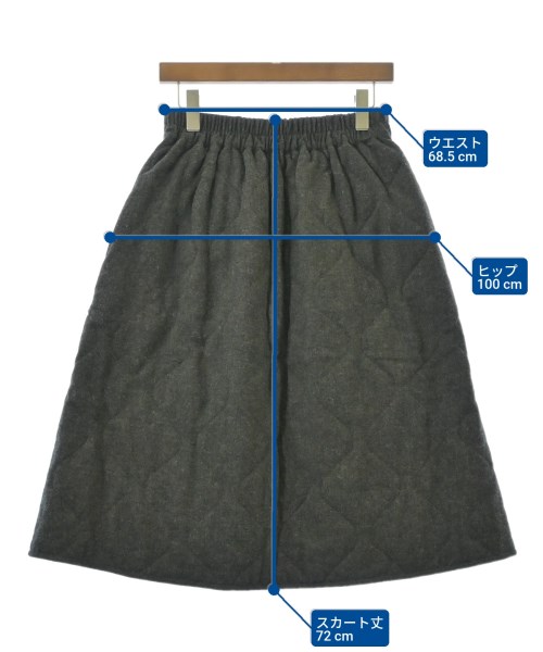 BEAMS BOY（ビームスボーイ）ロング・マキシ丈スカート グレー サイズ:-(M位) レディース/2200624540014