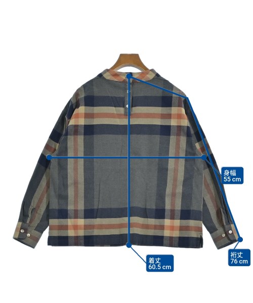 BEAMS BOY（ビームスボーイ）カジュアルシャツ 紺 サイズ:1(S位) レディース/2200628479037