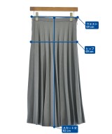 BEAMS BOY（ビームスボーイ）ロング・マキシ丈スカート グレー サイズ:1(S位) レディース/2200617633037