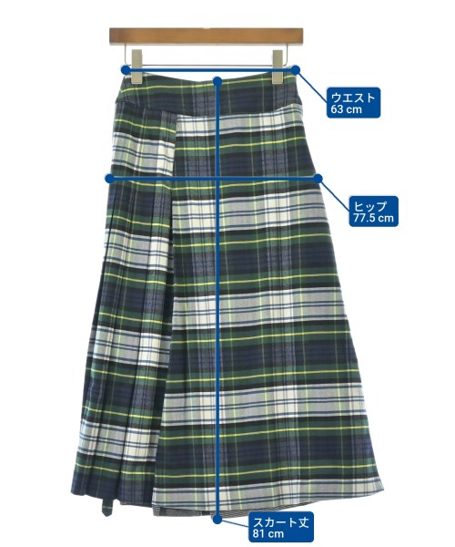 BEAMS BOY（ビームスボーイ）ロング・マキシ丈スカート 紺 サイズ:-(M位) レディース/2200617633044