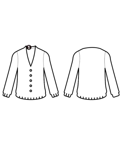 BEAMS BOY（ビームスボーイ）カーディガン 紫 サイズ:-(L位) レディース/2200630170106