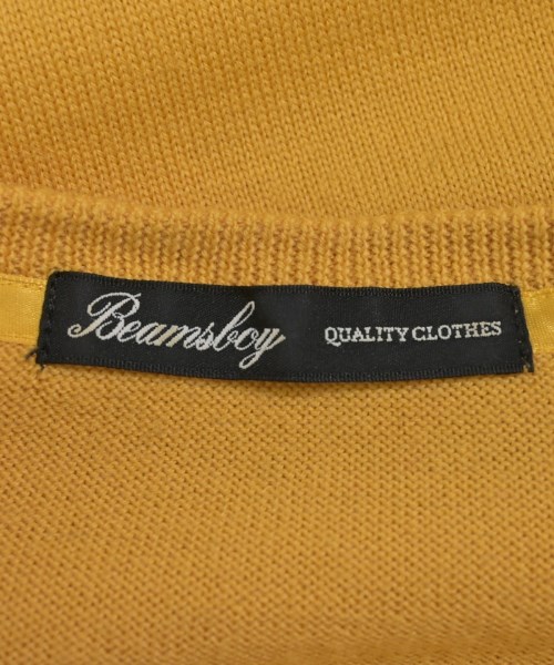 BEAMS BOY（ビームスボーイ）カーディガン 黄 サイズ:1(S位) レディース/2200630170113