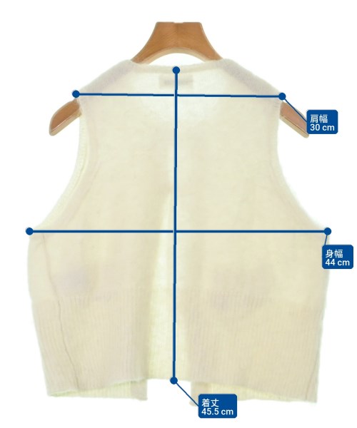 BEAMS BOY（ビームスボーイ）ベスト 白 サイズ:-(M位) レディース/2200616849064