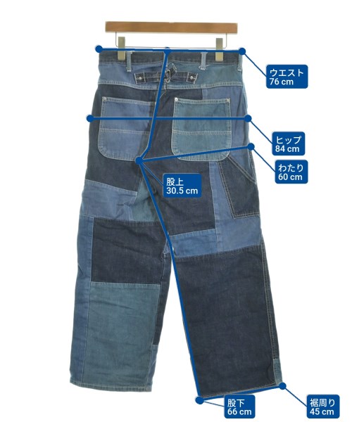 BEAMS BOY（ビームスボーイ）デニムパンツ 青 サイズ:1(S位) レディース/2200618056071