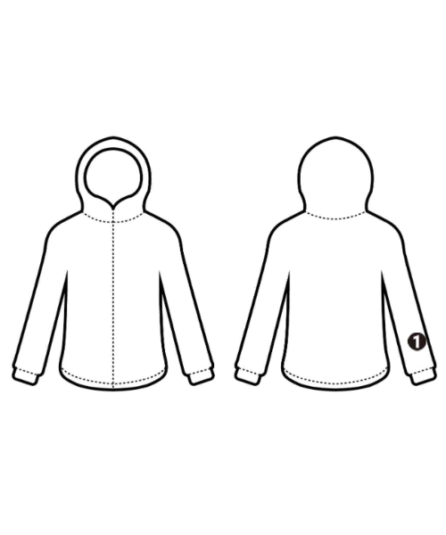 BEAMS BOY（ビームスボーイ）パーカー 白 サイズ:XS レディース/2200630530030