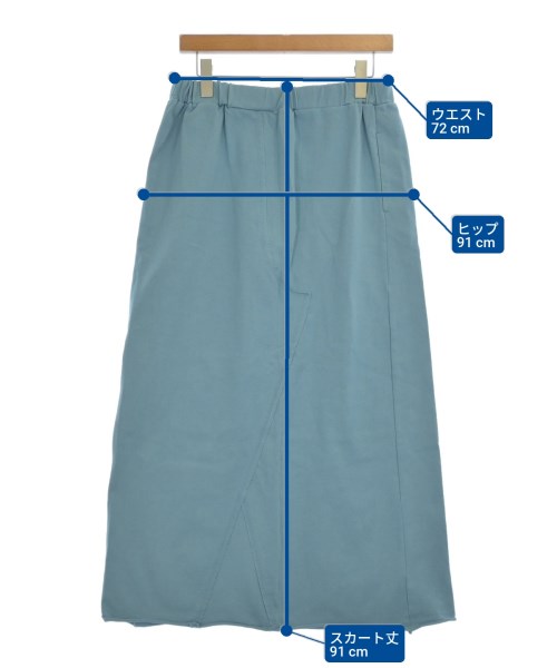 BEAMS BOY（ビームスボーイ）ロング・マキシ丈スカート 青 サイズ:-(L位) レディース/2200599305236