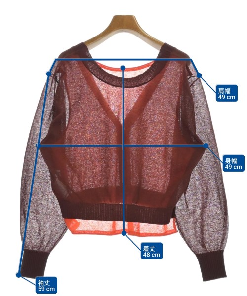 BEAMS BOY（ビームスボーイ）カーディガン 茶 サイズ:F レディース/2200669789027