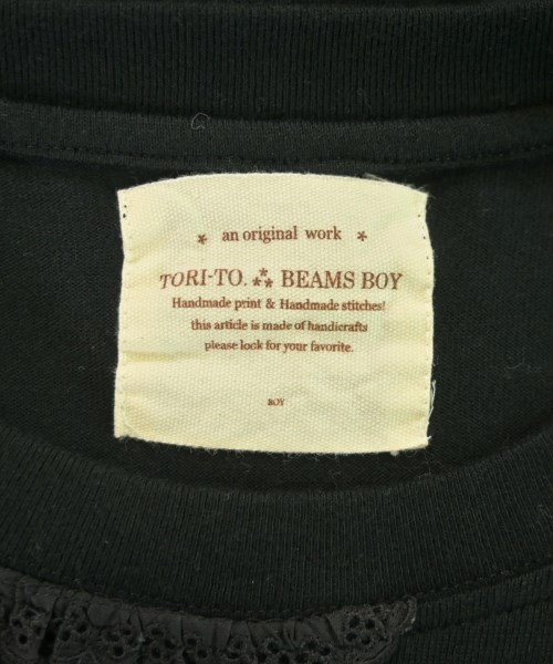 BEAMS BOY（ビームスボーイ）ブラウス 黒 サイズ:36(M位) レディース/2200672689123