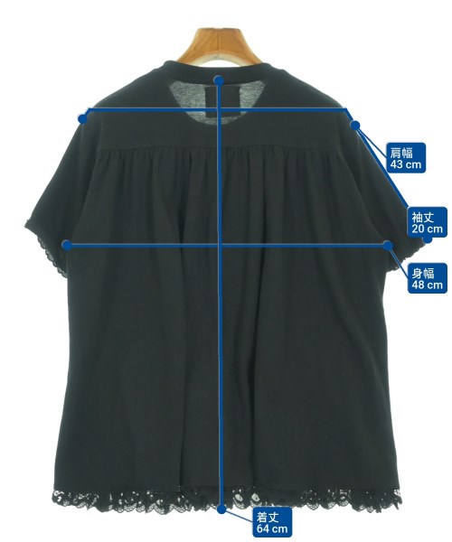 BEAMS BOY（ビームスボーイ）ブラウス 黒 サイズ:36(M位) レディース/2200672689123