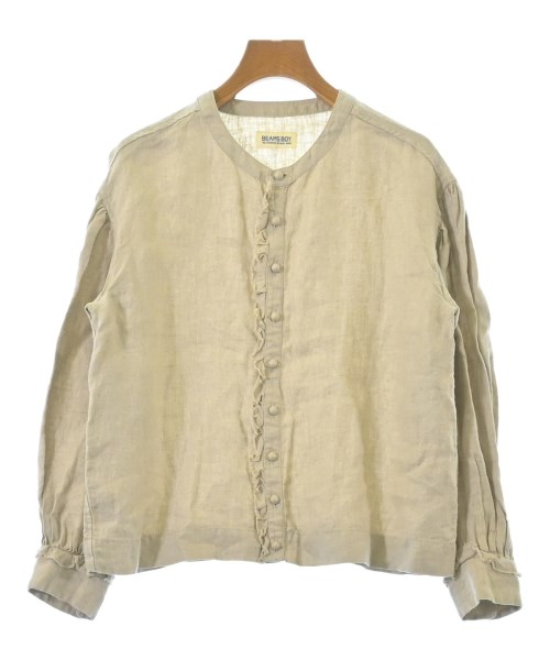 BEAMS BOY(ビームスボーイ)カジュアルシャツ ベージュ サイズ:F/2200675774048