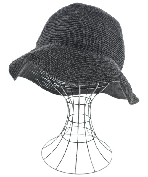 BEAMS BOY(ビームスボーイ)ストローハット 黒 サイズ:-/2200672150098