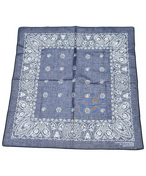 BEAMS BOY(ビームスボーイ)バンダナ・スカーフ 紺 サイズ:-/2200674014060