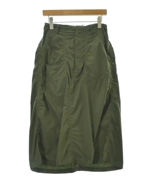 BEAMS BOY(ビームスボーイ)ひざ丈スカート カーキ サイズ:-(L位)/2200679737087