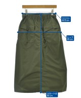 BEAMS BOY（ビームスボーイ）ひざ丈スカート カーキ サイズ:-(L位) レディース/2200679737087