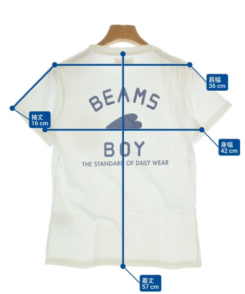 BEAMS BOY（ビームスボーイ）Tシャツ・カットソー 白 サイズ:M レディース/2200680704023