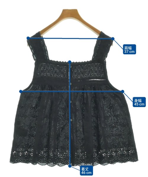 BEAMS BOY（ビームスボーイ）カジュアルシャツ 黒 サイズ:-(L位) レディース/2200657627096