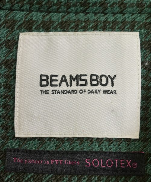 BEAMS BOY（ビームスボーイ）ステンカラーコート 緑 サイズ:F レディース/2200711252646