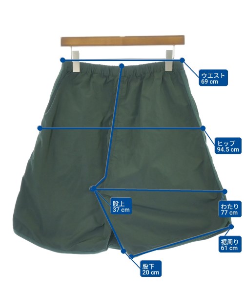 BEAMS BOY（ビームスボーイ）ショートパンツ 緑 サイズ:-(M位) レディース/2200713855081