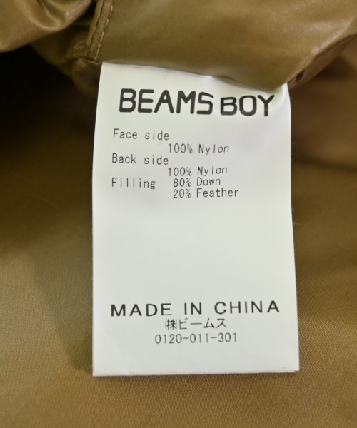 BEAMS BOY（ビームスボーイ）ダウンジャケット/ダウンベスト 緑 サイズ:F レディース/2200715855034