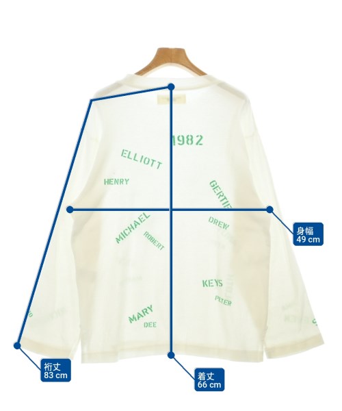 BEAMS BOY（ビームスボーイ）Tシャツ・カットソー 白 サイズ:F レディース/2200713102062