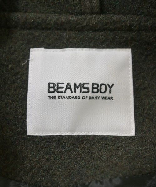 BEAMS BOY（ビームスボーイ）ダッフルコート カーキ サイズ:F レディース/2200635044013