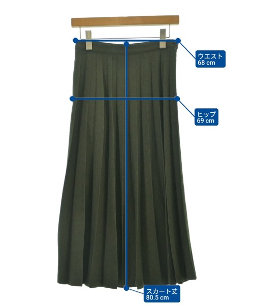 BEAMS BOY（ビームスボーイ）ロング・マキシ丈スカート カーキ サイズ:-(M位) レディース/2200649199013
