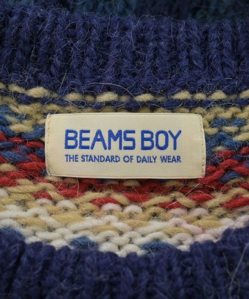 BEAMS BOY（ビームスボーイ）ニット・セーター 紺 サイズ:-(L位) レディース/2200649590018