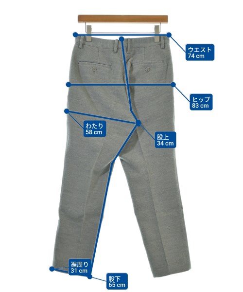 BEAMS BOY（ビームスボーイ）スラックス グレー サイズ:-(S位) レディース/2200651338035