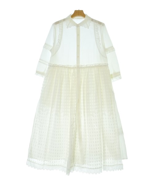 BEAMS BOY(ビームスボーイ)シャツワンピース 白 サイズ:M/2200641692079