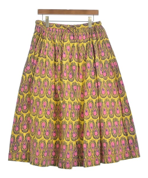 BEAMS BOY(ビームスボーイ)ロング・マキシ丈スカート 黄 サイズ:F/2200654195031