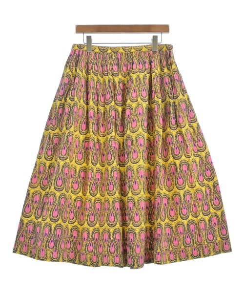 BEAMS BOY（ビームスボーイ）ロング・マキシ丈スカート 黄 サイズ:F レディース/2200654195031