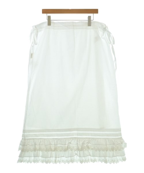 BEAMS BOY（ビームスボーイ）ロング・マキシ丈スカート 白 サイズ:F レディース/2200663714032