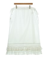 BEAMS BOY（ビームスボーイ）ロング・マキシ丈スカート 白 サイズ:F レディース/2200663714032