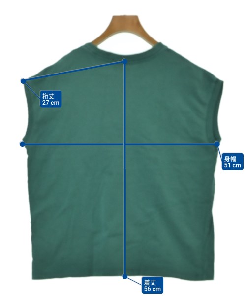 BEAMS BOY（ビームスボーイ）ノースリーブ 緑 サイズ:S レディース/2200661552070