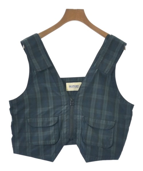 BEAMS BOY(ビームスボーイ)ベスト 紺 サイズ:F/2200664551087