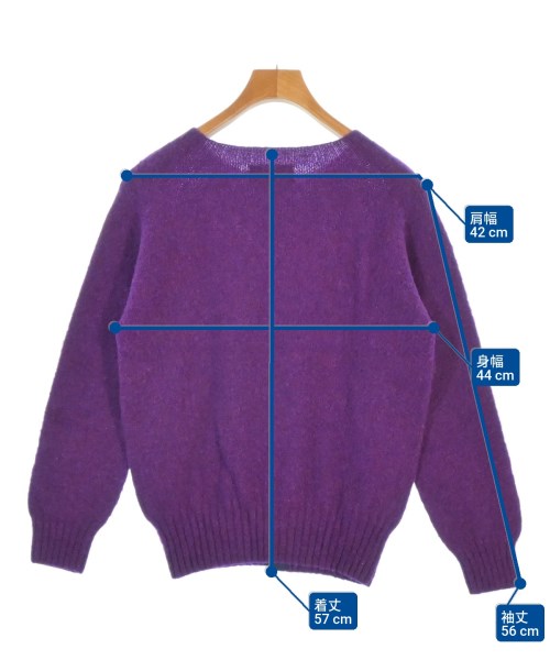 BEAMS BOY（ビームスボーイ）カーディガン 紫 サイズ:34(XS位) レディース/2200668375078