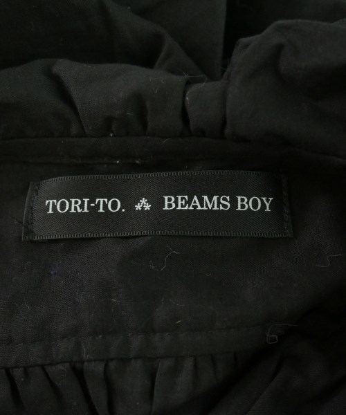 BEAMS BOY（ビームスボーイ）カジュアルシャツ 黒 サイズ:36(M位) レディース/2200727443137