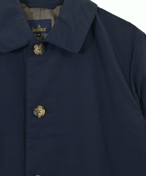 Le minor（ルミノア）ステンカラーコート 紺 サイズ:40(L位) メンズ/2200631360025