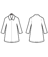 Le minor（ルミノア）ステンカラーコート 紺 サイズ:40(L位) メンズ/2200631360025