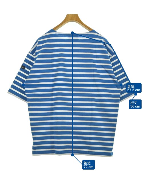 Le minor（ルミノア）Tシャツ・カットソー 青 サイズ:XL メンズ/2200649618149